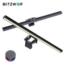 BlitzWolf BW-CML6 RGB-Gaming-Monitor-Lichtleiste, dynamischer Tonabnehmer, stufenloses Dimmen, Monitorleuchte mit kabelloser Fernbedienung