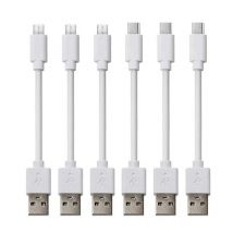 Type C Micro USB Cable 25cm Short Fast Charging For Samsung Xiaomi Huawei Android Phone Cord For USB Adapter Charging Station