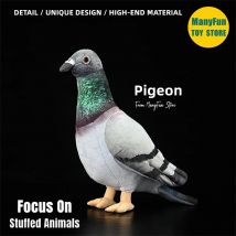 Taube Plüschtier High Fidelity Wild Pigeon Plushie Taube Peluche Lebensechte Kuscheltiere Simulation Puppe Kawai Spielzeug Geschenke