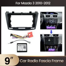 Navifly android 2din Autoradio DVD für Mazda 3 2010-2012 intelligente System adapter Navigation Multimedia Audio Dash Panel Kit