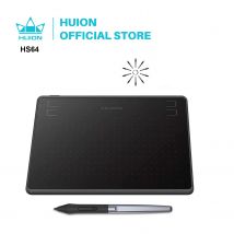 HUION HS64 6x4 Zoll Grafik-Zeichentabletts Telefon-Tablet-Malwerkzeuge mit batterielosem Stift für Android Windows und macOS