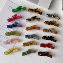 REALLY DELICATE ~ South Korea France small broken hair clip bow duck-billed clip French girls fringe clip