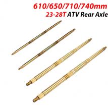 610/650/710/740mm ATV Hinterachse Fit Für DIY 49cc -125cc Elektrische Mini Kinder gehen Buggy ATV Elektrische Fahrzeug Kart Quad Bike Teile