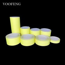 VOOFENG Nastro in tessuto riflettente Adesivo fai da te Giallo fluorescente Borsa per auto Riflettore per casco per visibilità di sicurezza RS-800BJ