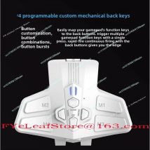 Back Button Attachment for PS5 Controller Plug and Play Programmable Extension Key Rear Paddles for PS5 Gamepad