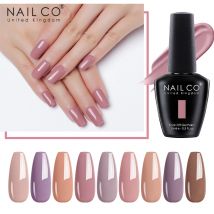 NAILCO Herbst Serie Gel Nagellack Warme Farbe Abteilung Gel Lacke Nagel Glitter Semi Permanent Hohe Qualität Top Mantel DIY