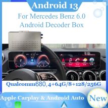 Decoder Box per Mercedes Benz A W177 GLA CLA GLC EQC NTG6.0 con interfaccia Touch Wireless CarPlay Android Auto Full Screen GPS