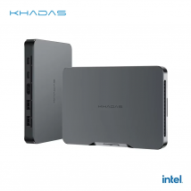 Khadas Mind 1 Mini PC, micro computer desktop Intel Core i7-1360P da 5,0 GHz con batteria in standby da 5,5 Wh, 32 GB + 1 TB WiFi 6E, BT5.3