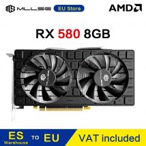 MLLSE AMD RX 580 8 Go 2048SP scheda grafica di gioco GDDR5 bit 6 pin PCI Express × 16 GPU radoon rx580 8g