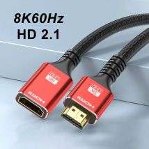 Cavo di prolunga compatibile HDMI 1m 2m 3m Maschio a Femmina 8K 60Hz 4K 120Hz HDMI2.1 Cavo di prolunga Connettore per PC TV Proiettore