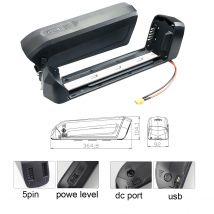 Hailong 1-2 Side Open 36V 48V 10,4Ah 12,8Ah 14Ah Unterrohr-Akku für EMTB Trike E-Cargo-Akku