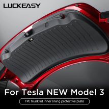 Per Tesla Modello 3 Highland 2025 Bagagliaio di Un'auto Portellone di Protezione Pad Tronco TPE Anti-sporco Pad Protettivo Model3 2024 Accessori