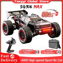 ZLL SG316 MAX/PRO 1:16 Drift ad alta velocità Auto da corsa 80KM/H o 40KM/H Motore brushless 4WD RC Auto Off Road Auto Giocattoli per i regali dei bambini