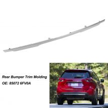 Car Rear Bumper Chrome Center Trim Molding Exquisite Appearance 85072 6FV0A for Nissan Rogue SL S SV 2017 2018 2019