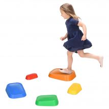 Zonekiz Balance Stones per Bambini 3-8 Anni 36X27,5X31 cm Multicolor