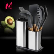 Messerst änder halter für Küchenmesser Edelstahl Kochmesser halter Ständer Block High-End-Küchen zubehör