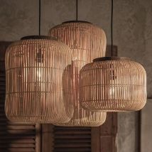 Chinesische Neue Retro Handgefertigte Rattan-Pendelleuchte für Ferienhaus, Wohnzimmer, Restaurant, Schlafzimmer, LED-Kronleuchter, Wohndekor-Beleuchtung
