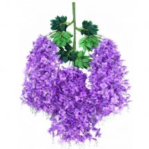 110cm künstliche Blumen rebe Efeu blatt girlande für Haupt wand pflanze gefälschte Glyzinien Blumen dekor Party Hotel Blumen bogen