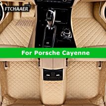 Tappetini per auto personalizzati FTCHAAER per Porsche Cayenne Tappeti per auto Accessorio per auto