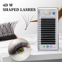 Yelix 4D YY-Form Wimpern, handgewellte, vorgefertigte Fächer, Wimpernverlängerung, volle Wimpern, natürliche, weiche Einzelwimpern