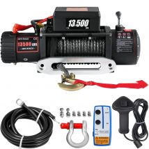 VEVOR 13500LBS camion elettrico Winch12v verricello elettrico ATV corda sintetica con telecomando per camion ATV rimorchio auto 4 x4