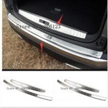 Für Peugeot 3008 GT 2017 2018 Edelstahl Inneren oder Äußeren Hinteren Stoßfänger Schutz Schutz