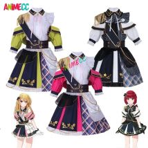 ANIMECC AUF LAGER XS-2XL Arima Kana Hoshino Rubii Mem Cosplay Lolita Kleid Idoll Stagee Performancee Masterr Cosplay für Frauen