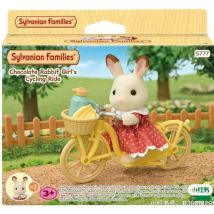 Sylvanian Familien Anime Mädchen Figuren Kaliko Viecher Möbel Set Schokolade Kaninchen Mädchen Radtour