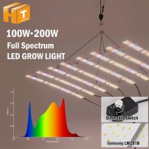 Vollspektrum-LED-Wachstumslicht 100 W 200 W AC100-277 V LM281B für Gemüse, Blumen, Gewächshäuser, Pflanzenzelt, Wachstumslampe