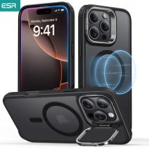 ESR per iPhone 15 Pro Max Custodia MagSafe con supporto Custodia per telefono di livello militare per iPhone 16/15/14/13 Pro Resistente ai graffi Indietro C
