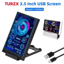 Schermo secondario IPS tipo C da 3,5 pollici per CPU del computer GPU RAM Display HDD Monitor LCD USB 320 * 480 liberamente AIDA64 Windows 10 11