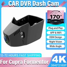 4K Wifi 3840*2160 Auto DVR Dash Cam Kamera für Cupra Formentor 2020-2025 Plug Und Play einfache Installation Dashcam