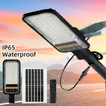 Solar-Straßenlaterne für den Außenbereich, superhell, hocheffizielle Solarpanel-Leuchte, wasserdicht, dimmbar, für den Außenbereich, Sicherheits-Solar-Wandleuchte