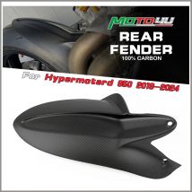 For Ducati Hypermotard 950 2019 2020 2021 2022 2023 2024 100% Carbon Fiber Motorcycle Rear Mudguard Fender Hugger Plain Weave