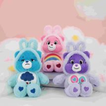 30 cm Cartoon Anime Pflege Bären Verwandelt In Kaninchen Schöne Gefüllte Plüsch Puppe Kissen Begleiten Spielzeug Geburtstag Urlaub Geschenk