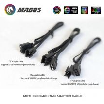 Phanteks M/B RGB SYNC Adapter Cable, JST Header Transfer - 4Pin / 3Pin, Female To Male Extension Cable