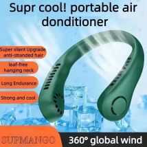 Ventilatore da collo portatile MINI ventilatore elettrico silenzioso con archetto da collo ventola