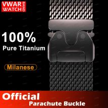 Pasek mediolański VWAR 100% tytanowy do Apple Watch Ultra 3 2, bransoleta 49mm 45mm 46mm 44mm, do IWatch Series 11 10 9 8 7 SE