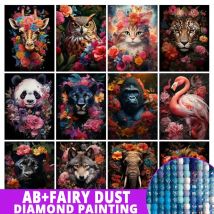 Fee Staub AB Diamant Malerei Neue Kollektion Dschungel Tiere Löwe Elefant Volle Mosaik Kunst Diy Stickerei Wand Dekor