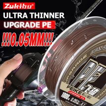 ZUKIBO FEIKE 0.05mm Micro Fly Line 1000M treccia PE lenza Ultra sottile materiale giapponese Super Strong multifilamento Carp Line