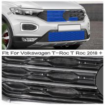 Vorne Mittleren Grille Insekten Screening Mesh Einsatz Net Abdeckung Fit Für Volkswagen T-Roc T Roc 2018 - 2021 zubehör Außen Refit