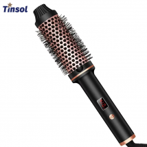 Piastra per capelli ionica 3 in 1 Ferro arricciacapelli professionale Spazzola per acconciature riscaldata Spazzola termica antiscottatura Bacchetta arricciacapelli