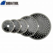 SHDIATOOL Dia 115-230mm Diamond Cutting Discs Hot Pressed Thin Turbo Saw Blade For Granite Marble Circular Multi Holes Wheel