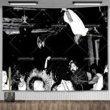 Playboi Carti Die Lit Tapestry Hippie Rapper Singer Wall Tapestry Black White Hanging Tapestries Yoga Mat Aesthetic Room Decor