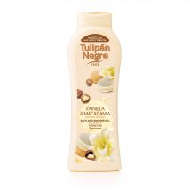 Gel de Baño Tulipán Negro Vainilla y Nueces de Macadamia - Hidratación y aroma a vainilla para tu piel - Marca: Briseis