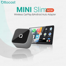 OTTOCAST Mini Slim Cube Wireless CarPlay Android Auto Adattatore 2 in 1 USB AI Accessori Auto per VW Haval Audi Kia Porsche Lexus