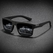 Mode Polarisierte Sonnenbrille Für Männer Und Frauen Luxus Fahren Angeln Reise Vintage Quadratische Sonnenbrille Für Männer UV400 Gläser