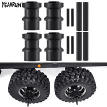 Kit di conversione dell'asse della ruota singolo a doppio in lega di alluminio YEAHRUN per 1/10 TRX6 T6 RC Hauler Truck parti di aggiornamento del modello di auto