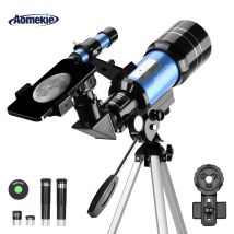 Telescopes for Kids 2 Eyepieces 150X Telescopes for Astronomy Beginners Adults with Smartphone Adapter Moon Filter