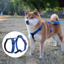 Husky Pettorina per cani leggera a forma di H Gilet riflettente Cintura pettorale morbida in nylon antideflagrante Accessori per animali domestici per cani